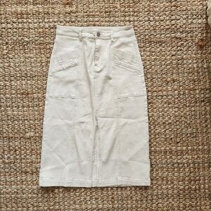 Denim maxi skirt size 4 or 27